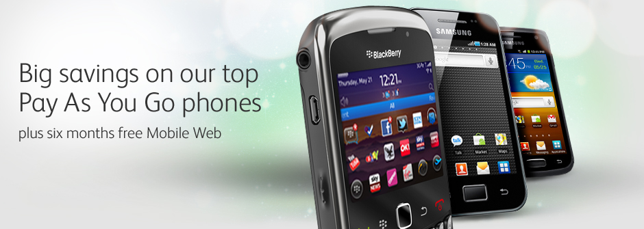 PAYG Mobile Deals, Pay As You Go Mobile Handsets