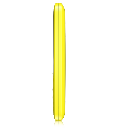 Side view of Nokia 3310 Yellow phone